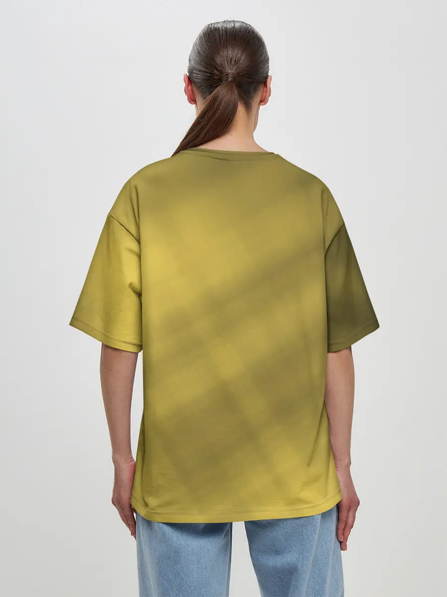 Женская футболка оверсайз / Bumblebee -3-