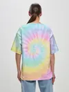Женская футболка оверсайз / Pastel Tie Dye