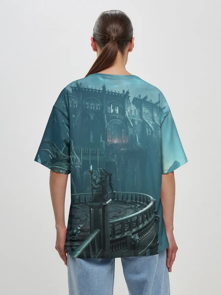 Женская футболка оверсайз / Ведьмак 3: Дикая Охота