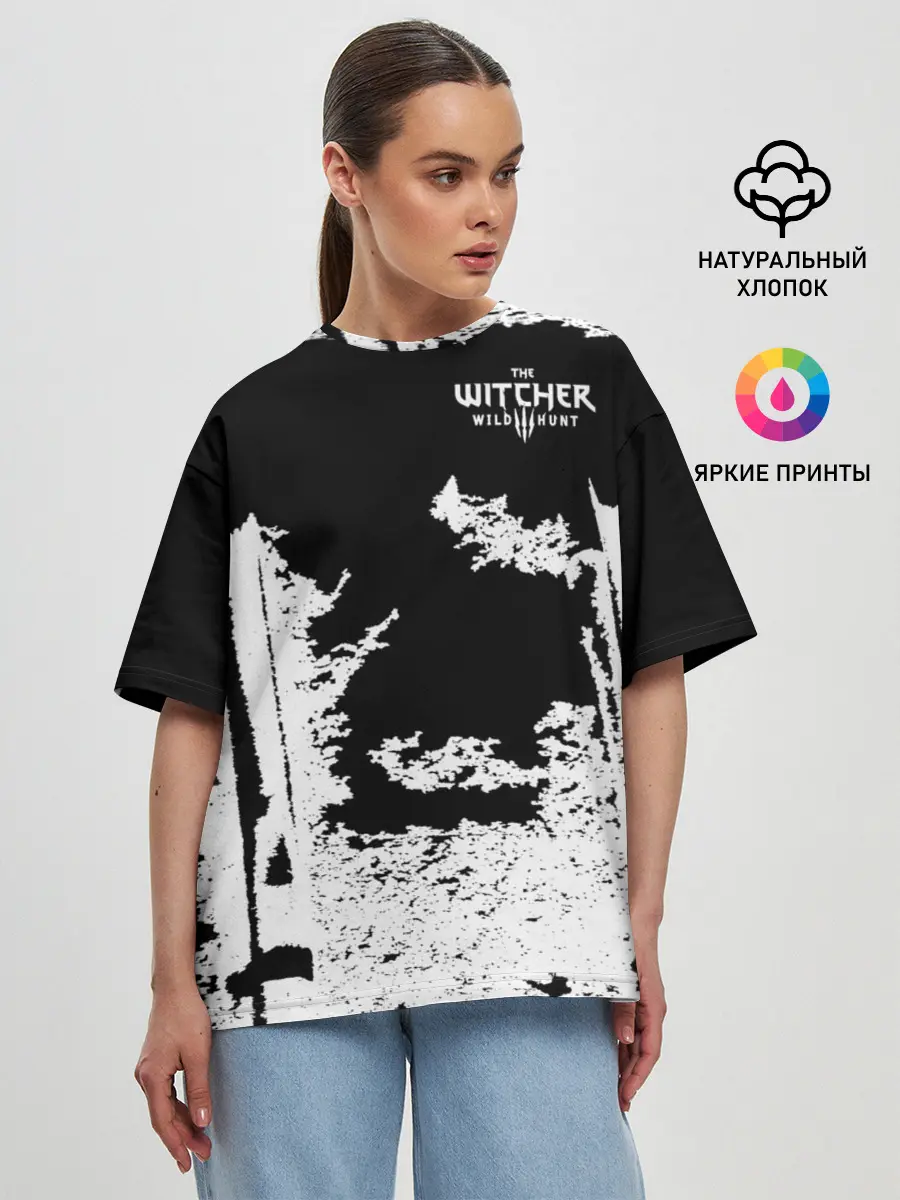 Женская футболка оверсайз / The Witcher 3: Wild Hunt