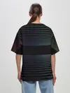 Женская футболка оверсайз / Полоски