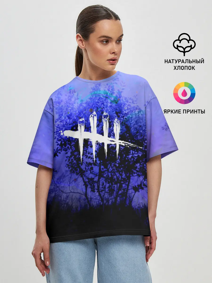 Женская футболка оверсайз / Dead by Daylight