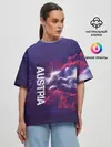 Женская футболка оверсайз / Austria