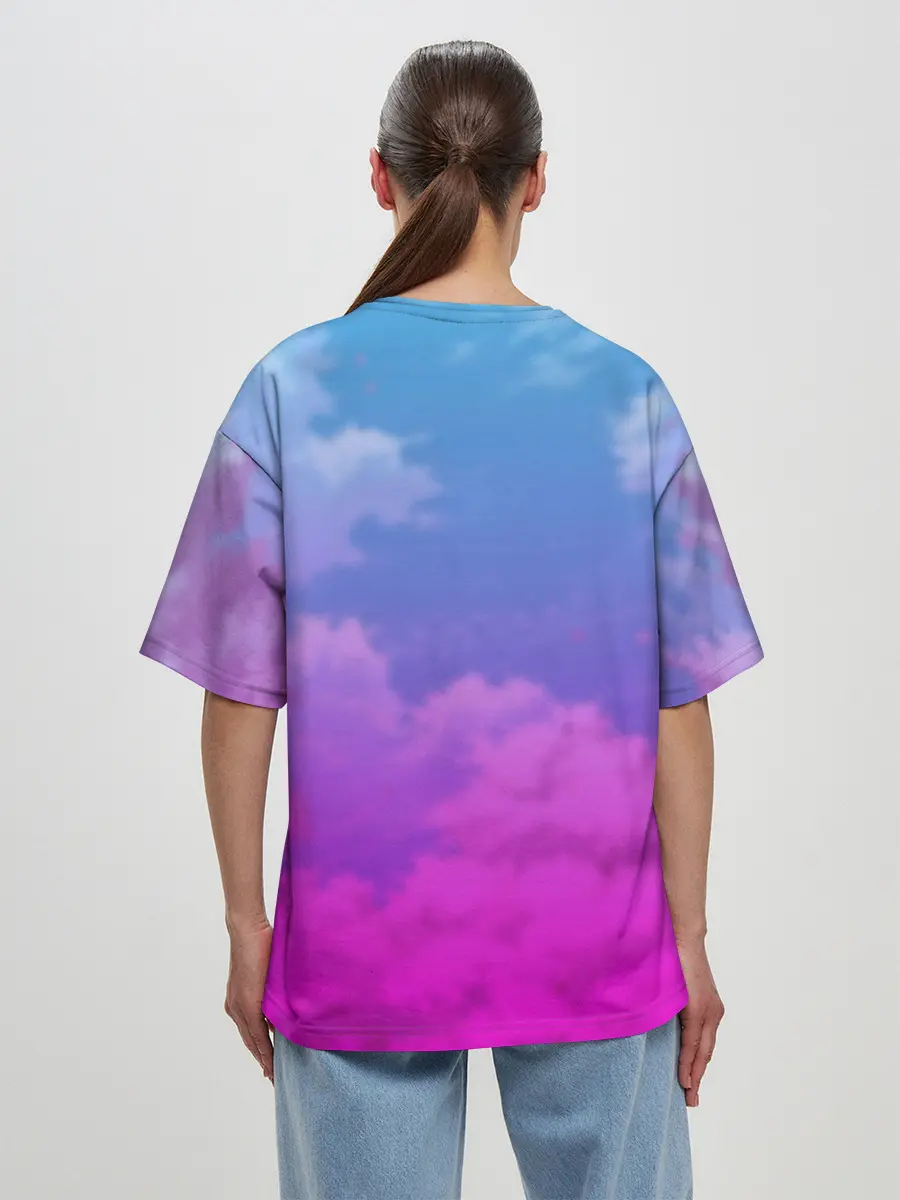 Женская футболка оверсайз / Darling in the Franxx