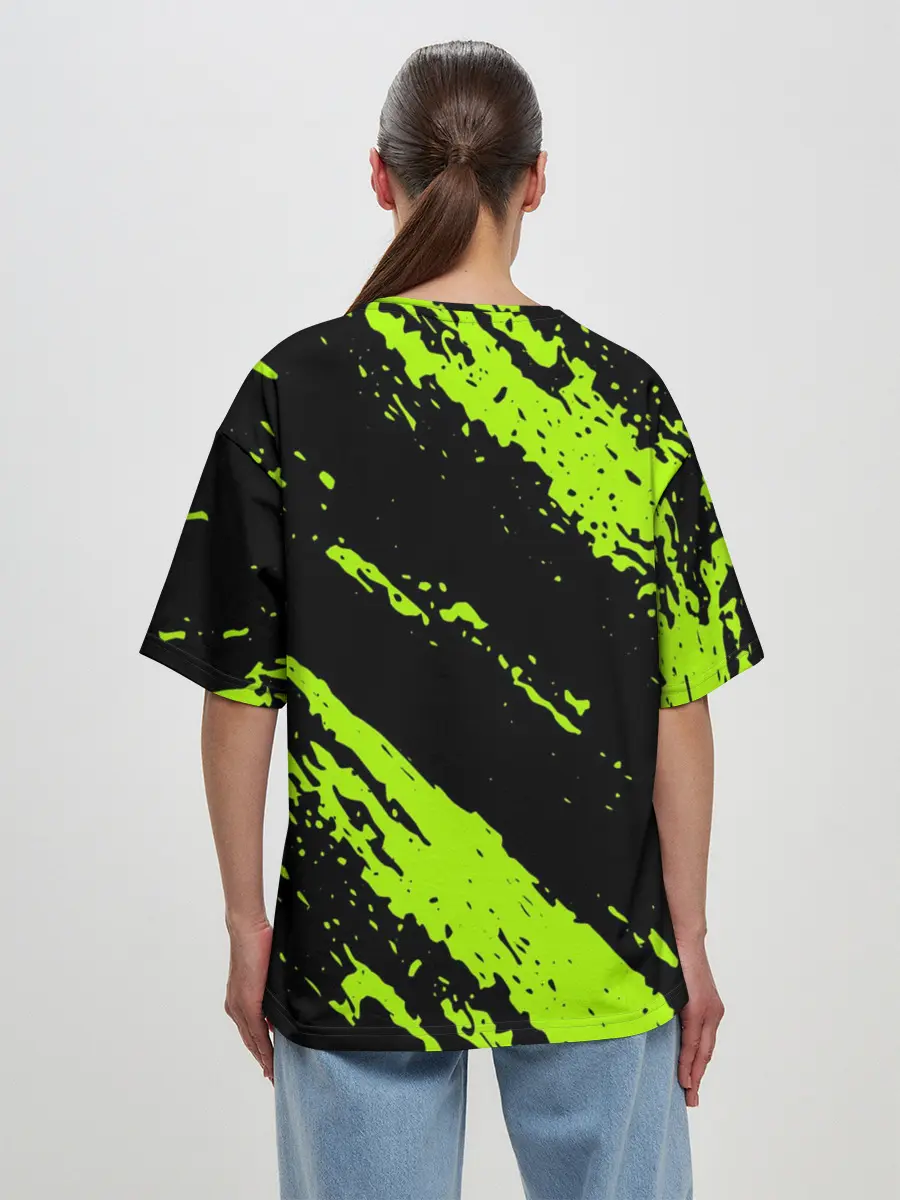 Женская футболка оверсайз / Как приручить дракона