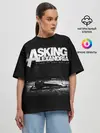 Женская футболка оверсайз / Asking Alexandria