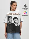 Женская футболка оверсайз / Rauf & Faik