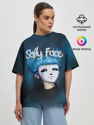 Женская футболка оверсайз / SALLY FACE