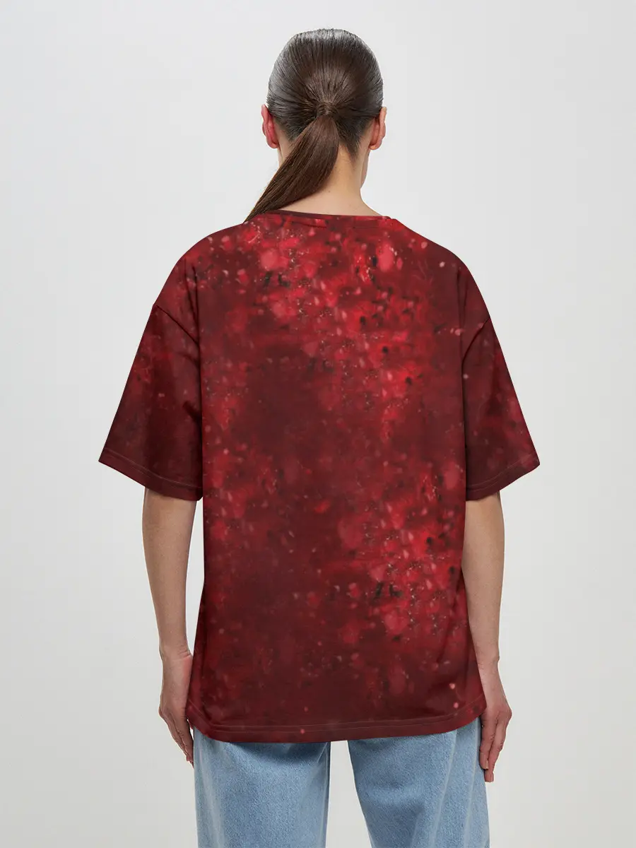 Женская футболка оверсайз / Marshmello