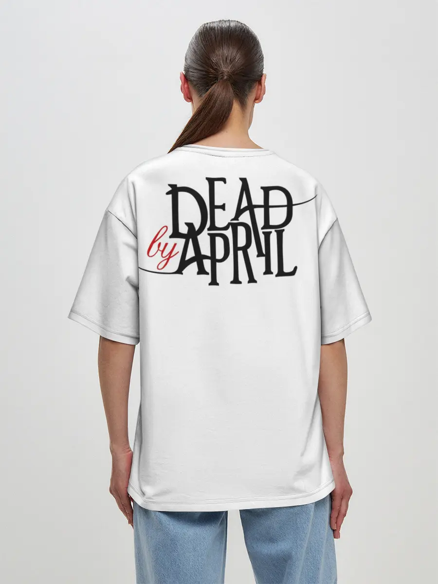 Женская футболка оверсайз / Dead by April