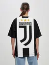 Женская футболка оверсайз / Ювентус