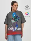 Женская футболка оверсайз / Sally Face