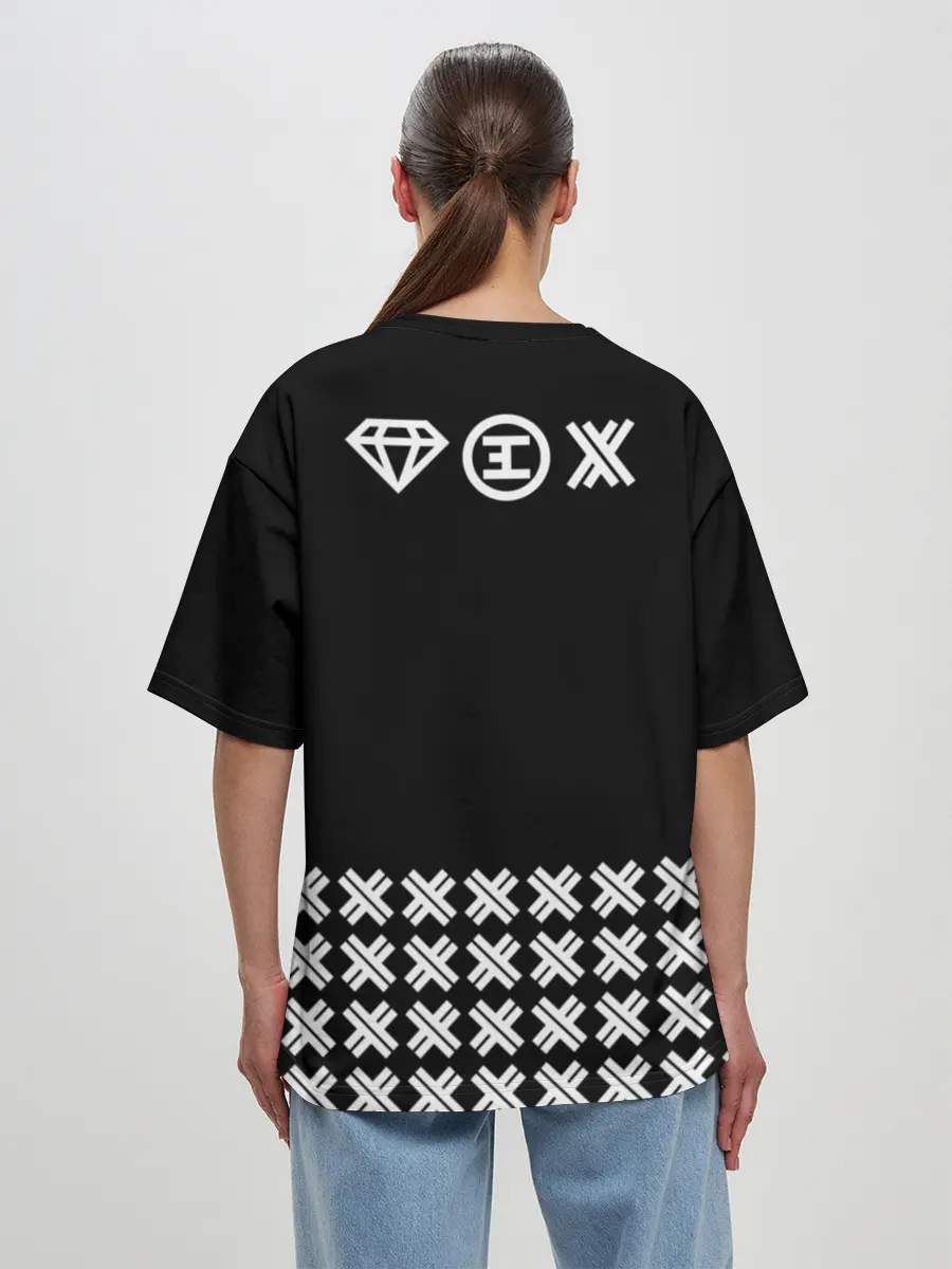 Женская футболка оверсайз / Eskimo Callboy