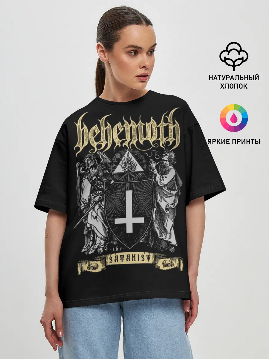 Женская футболка оверсайз / Behemoth