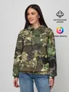 Женское худи / Камуфляж с кляксами