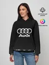 Женское худи / Audi sport auto abstract