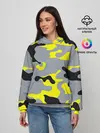 Женское худи / Yellow camouflage