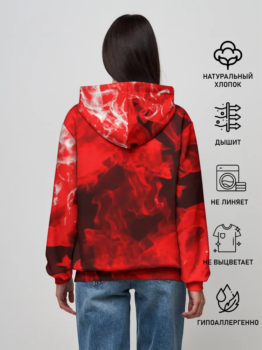 Женское худи / Red Snake