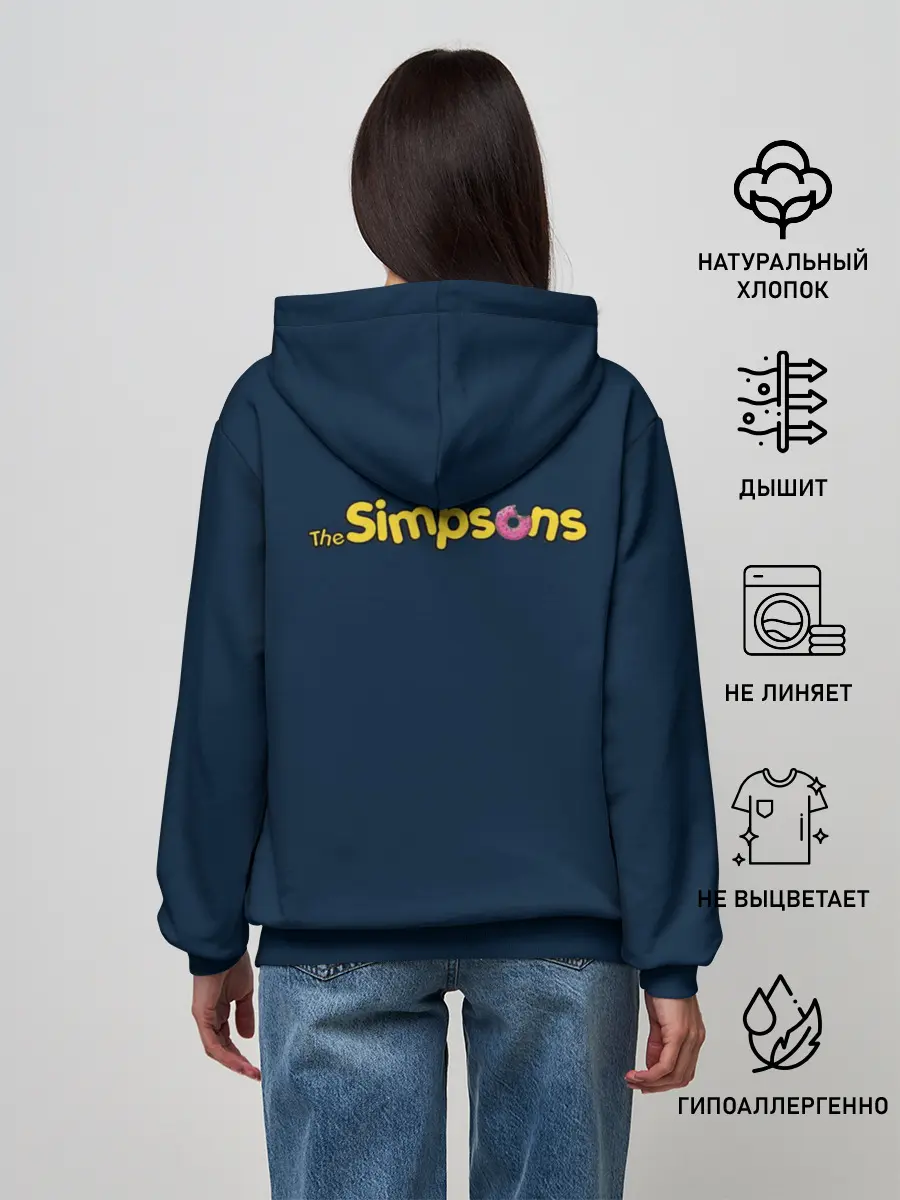 Женское худи / Гомер Супергерой