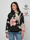 Женское худи / цветок абстракция