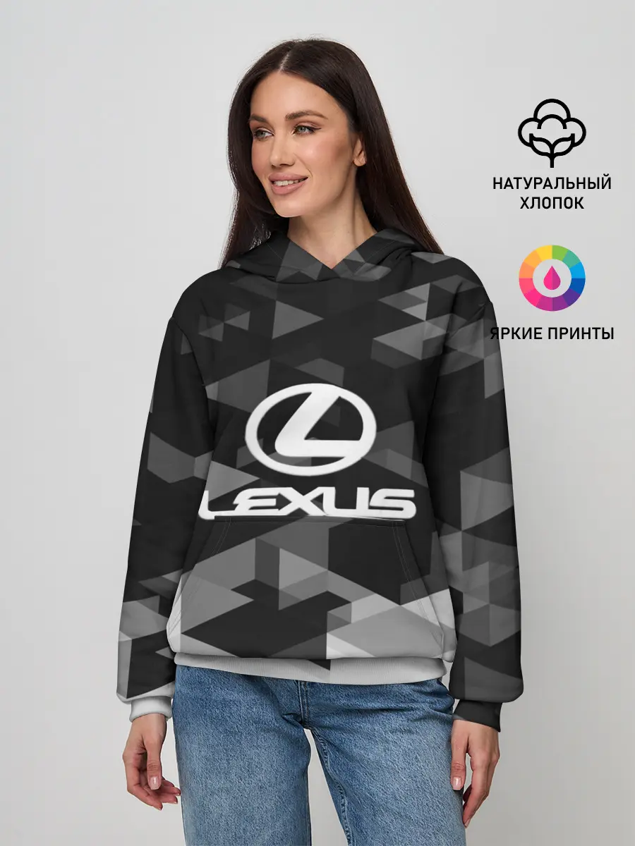 Женское худи / Lexus sport geometry