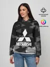 Женское худи / Mitsubishi sport geometry