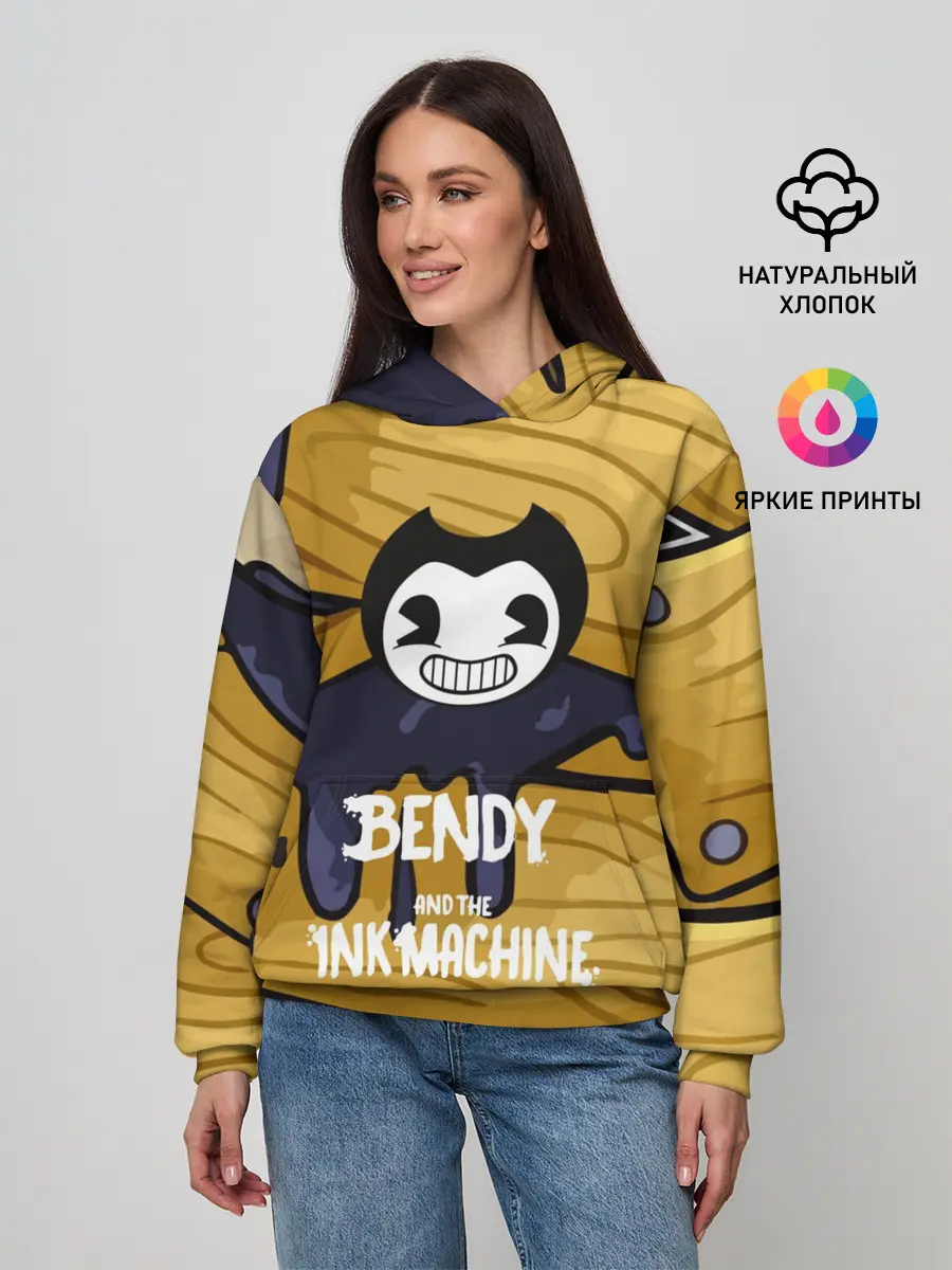 Женское худи / Bendy and the Ink Machine