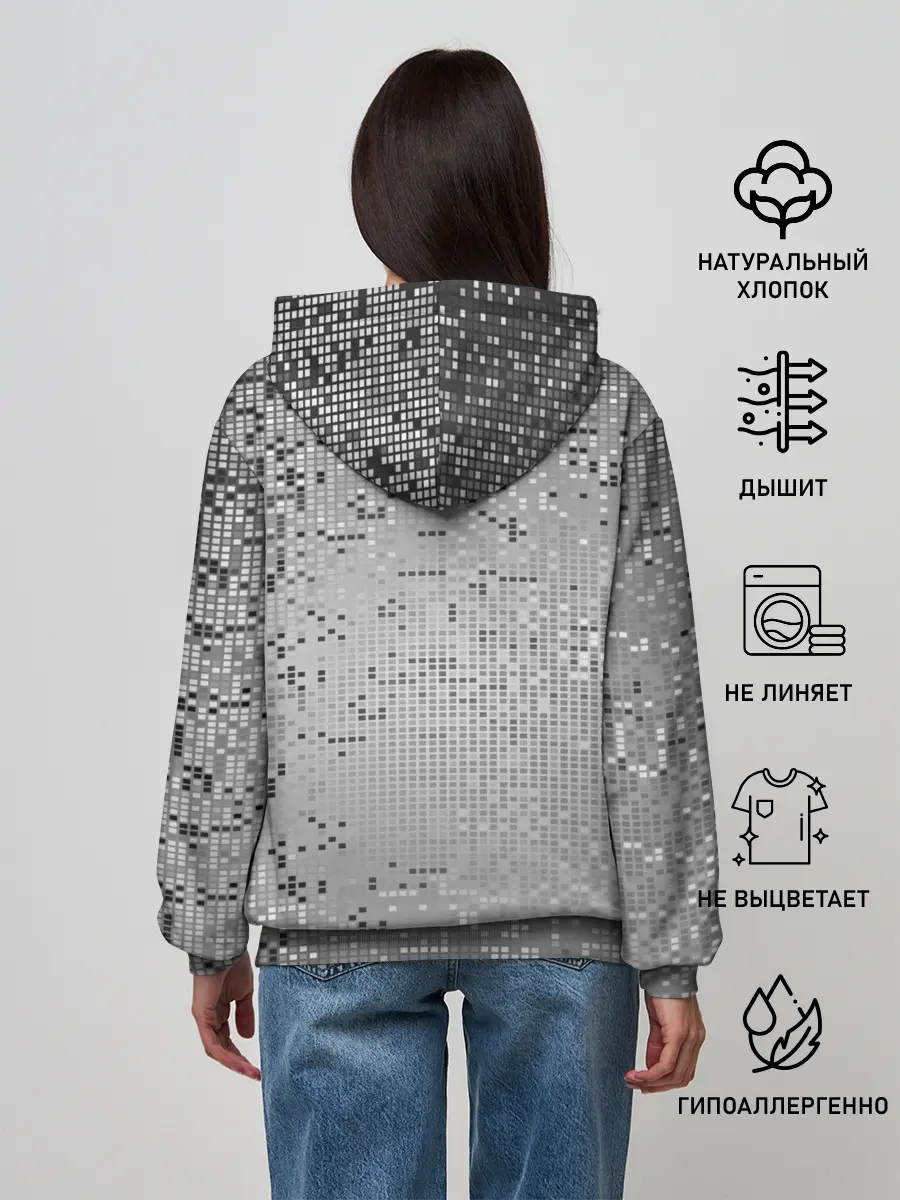 Женское худи / Манчестер Юнайтед Pixels