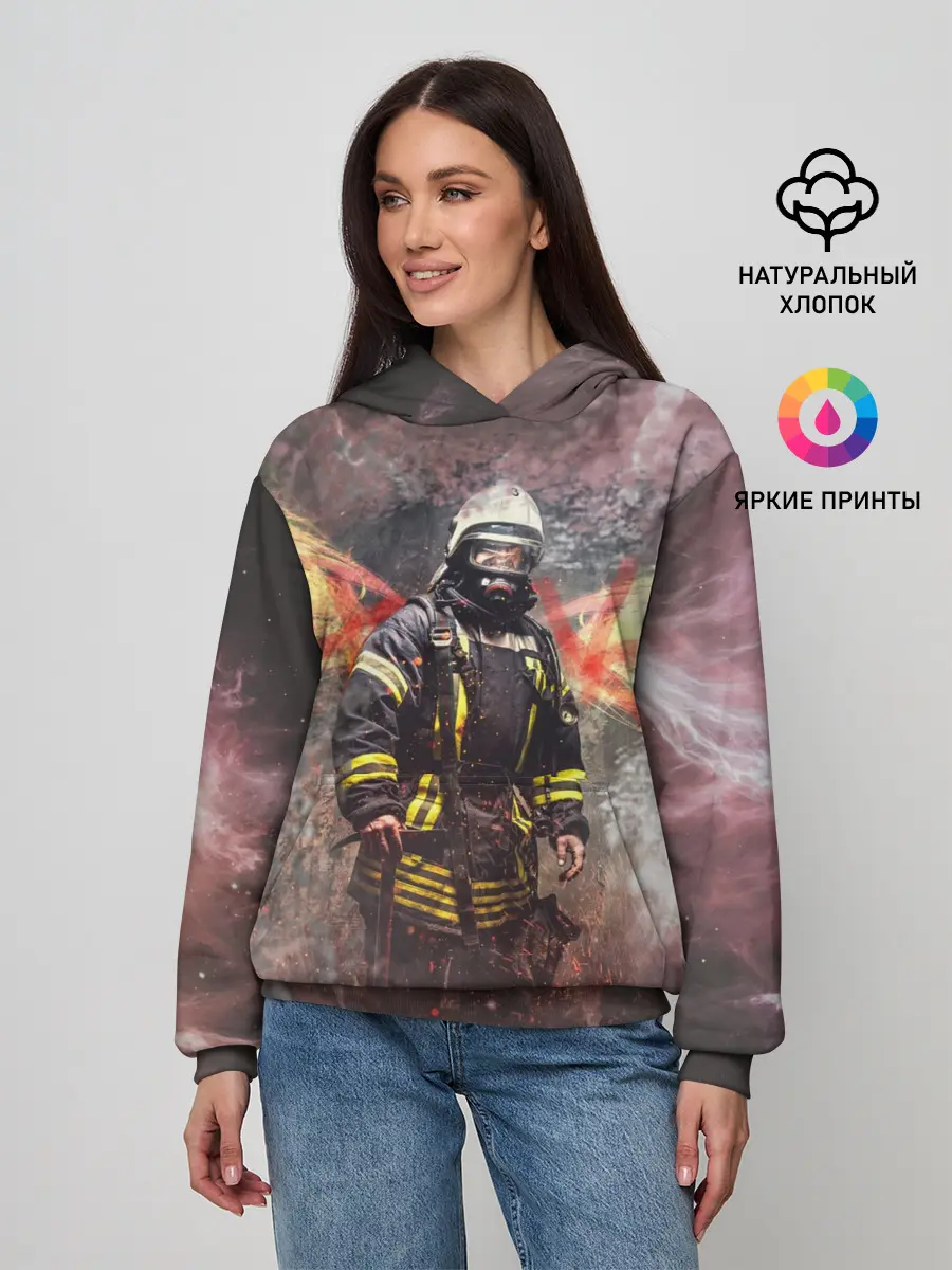 Женское худи / Пожарный