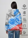 Женское худи / Российский флаг с гербом