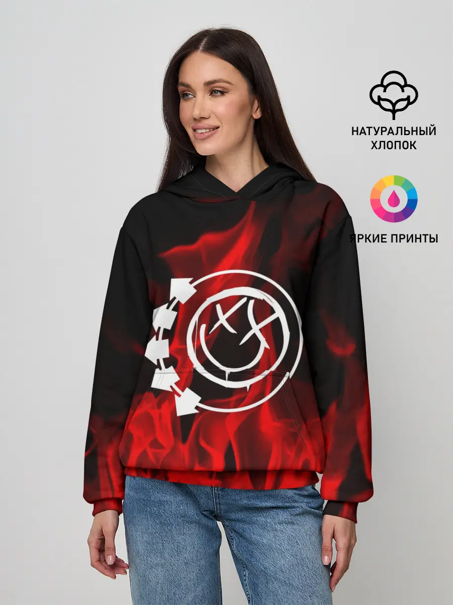 Женское худи / Blink 182