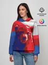 Женское худи / Российский медведь