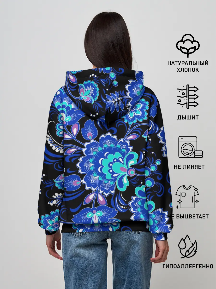 Женское худи / Хохлома