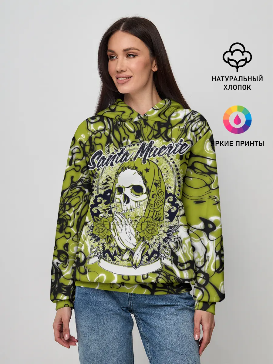 Женское худи / Santa Muerte