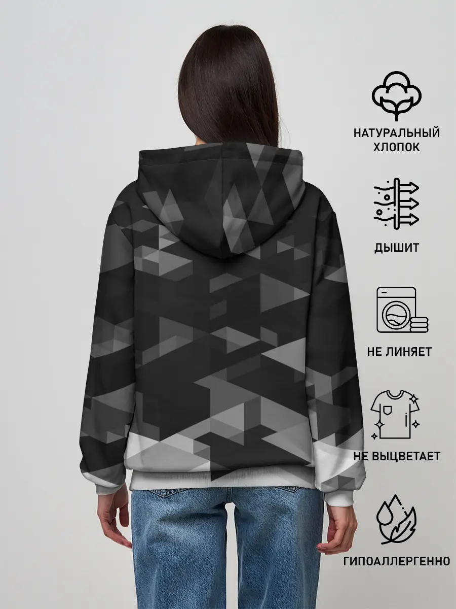 Женское худи / Monaco Geometry Sport