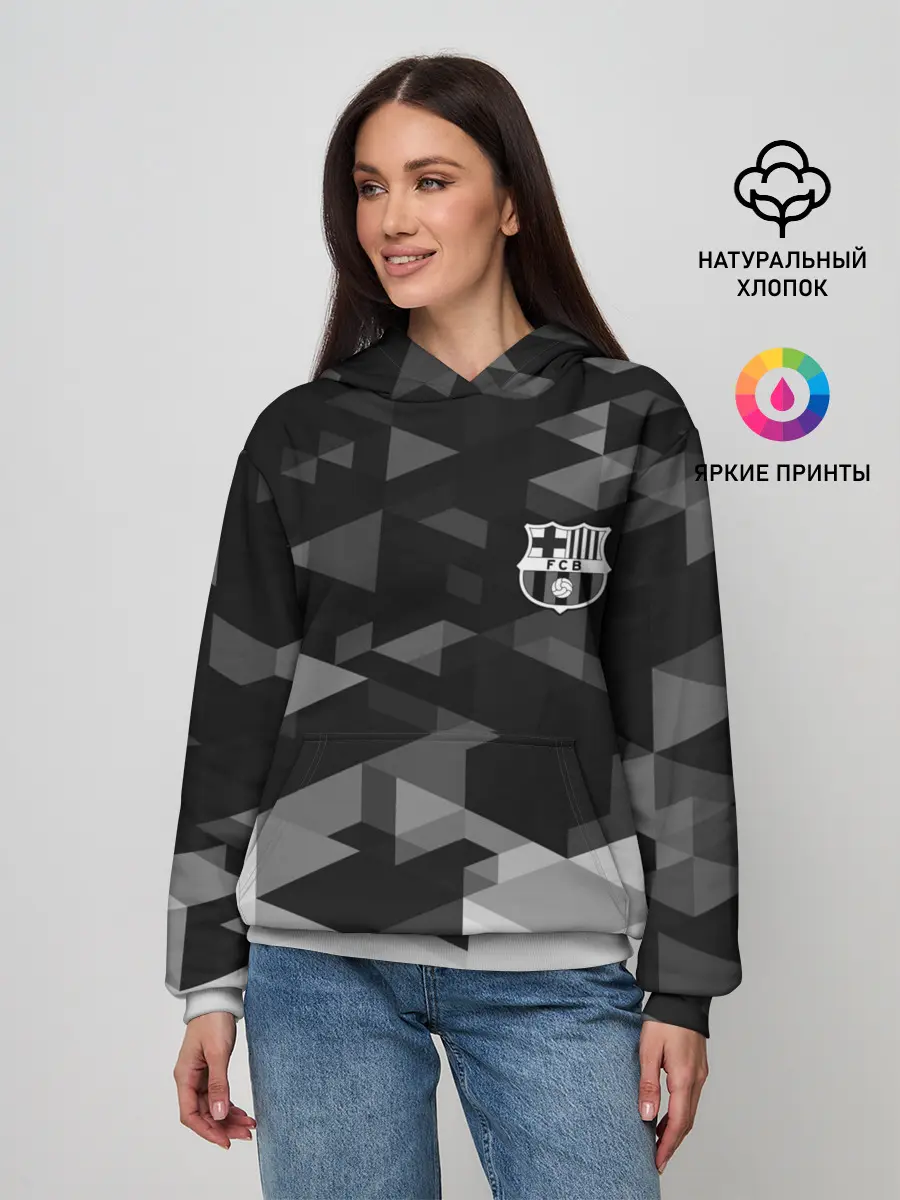 Женское худи / Barcelona Geometry Sport