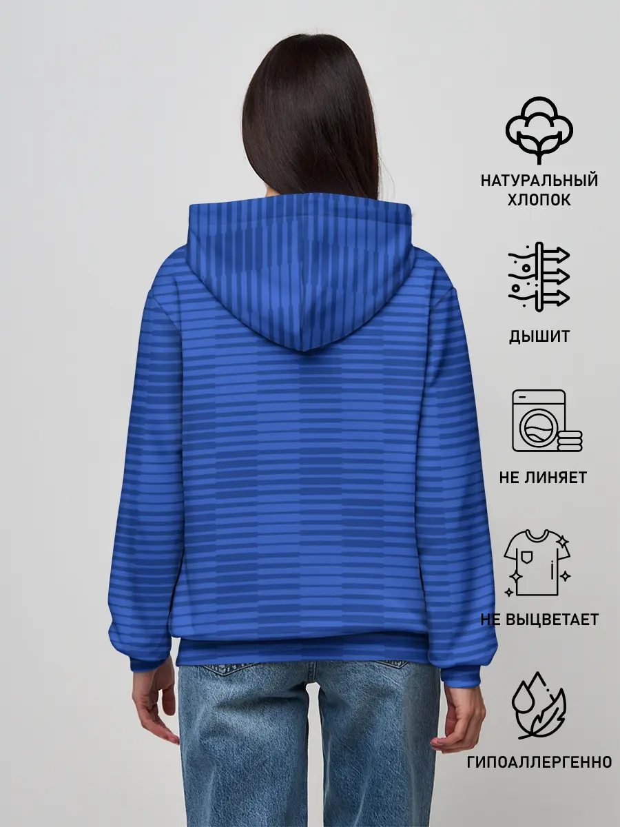 Женское худи / Швеция гостевая форма ЧМ 2018