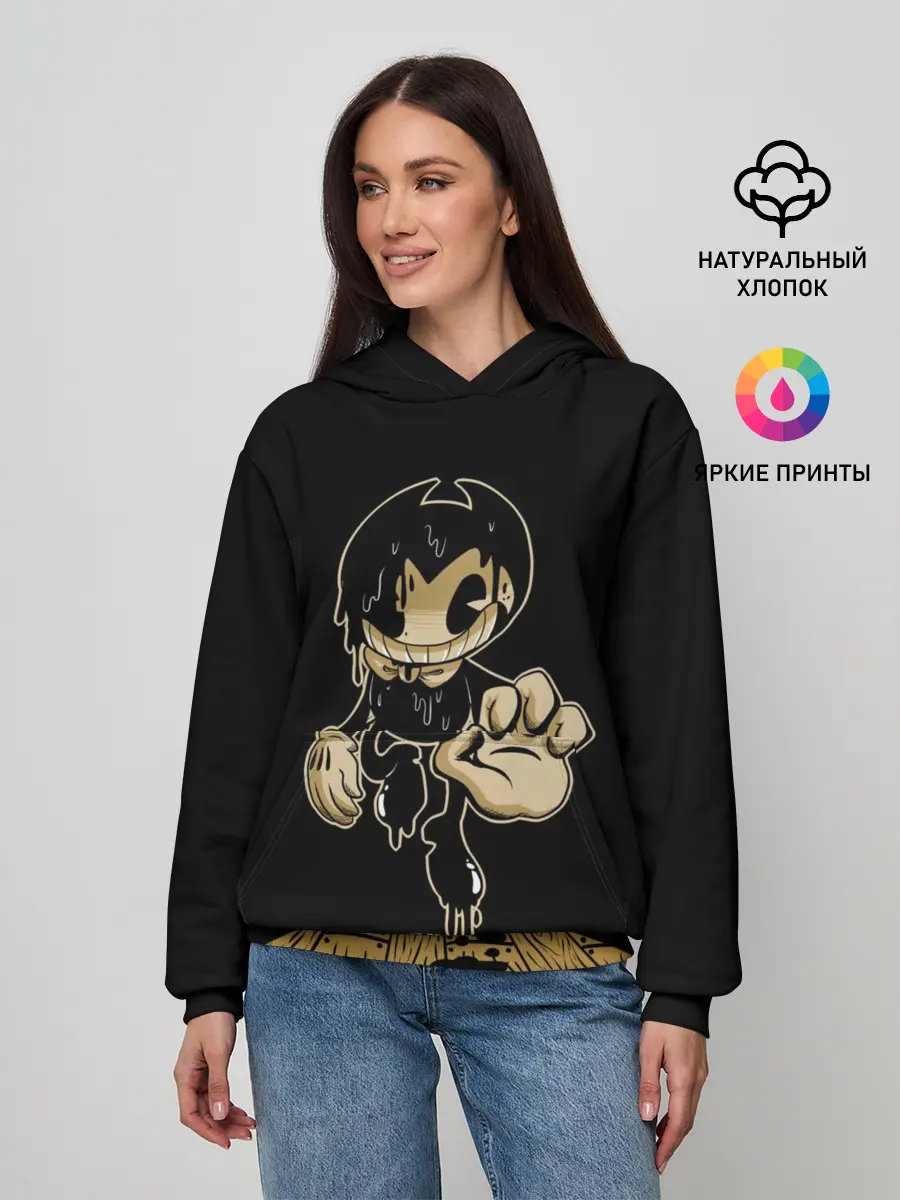 Женское худи / Bendy and the ink machine