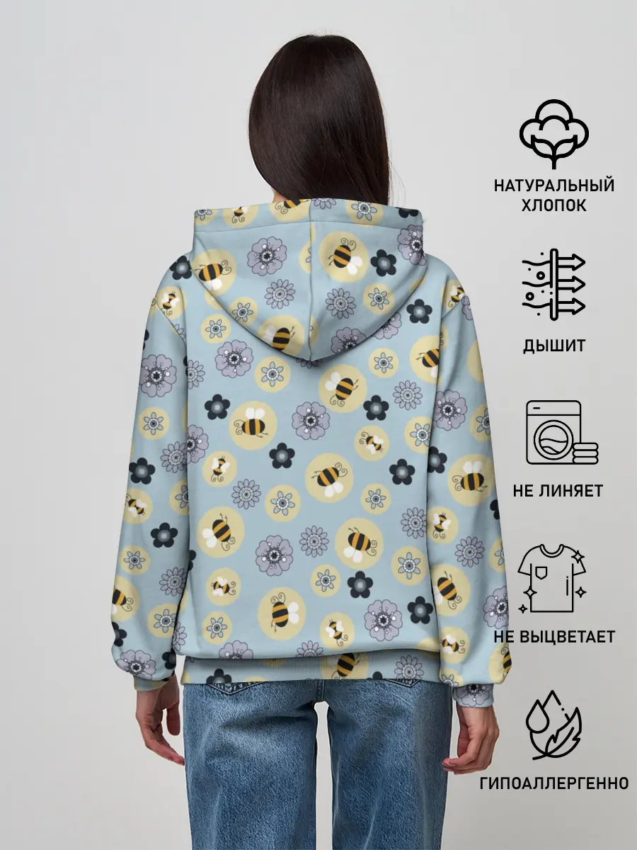 Женское худи / Пчелки