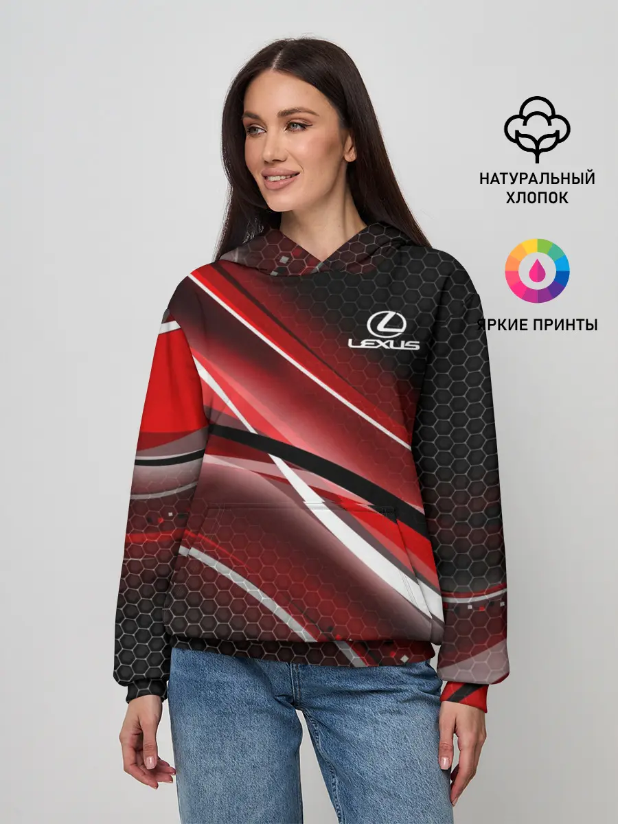 Женское худи / LEXUS.