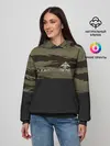 Женское худи / Камуфляж пограничник