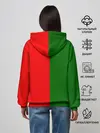 Женское худи / Сборная Португалии флаг