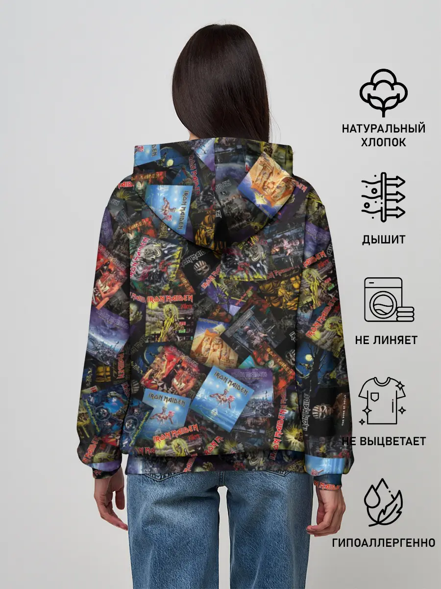 Женское худи / Iron Maiden. Дискография