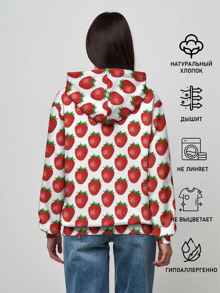 Женское худи / Клубника