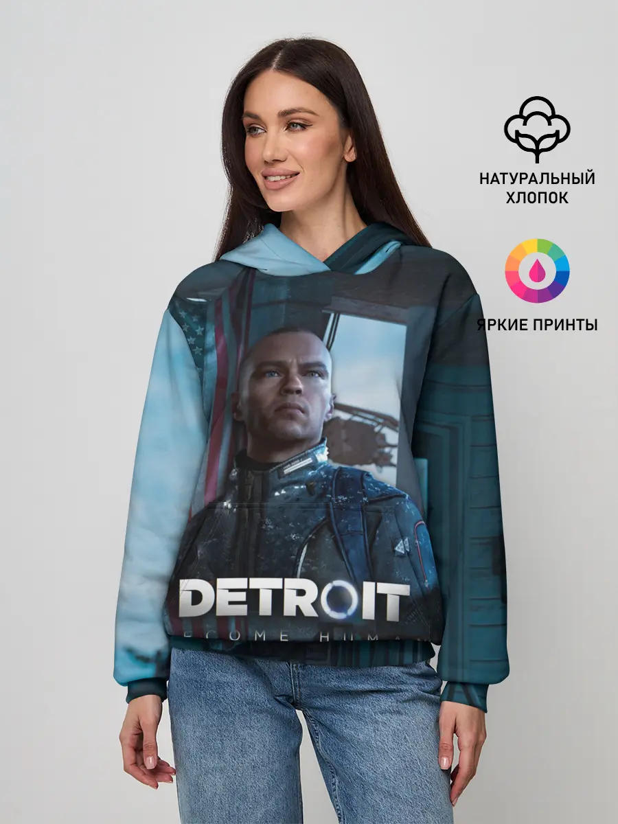Женское худи / Detroit: Become Human - Markus