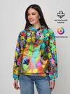Женское худи / Котики на дискотеке