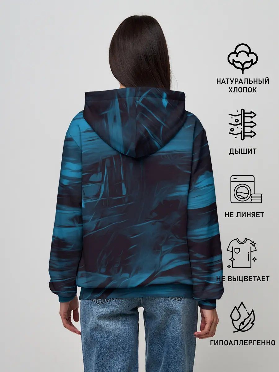 Женское худи / Холодные краски