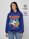 Женское худи / Футбол Россия