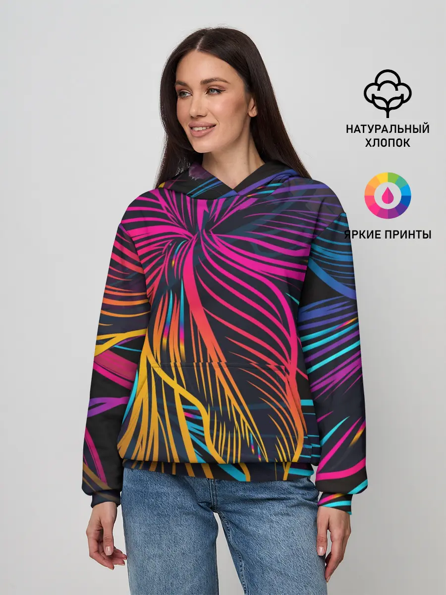 Женское худи / Floral Design 3