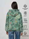 Женское худи / Велосипед Текстура